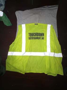 ML Kishigo Touchdown Entertainment Inc High Visibility Safety Vest Size 3X